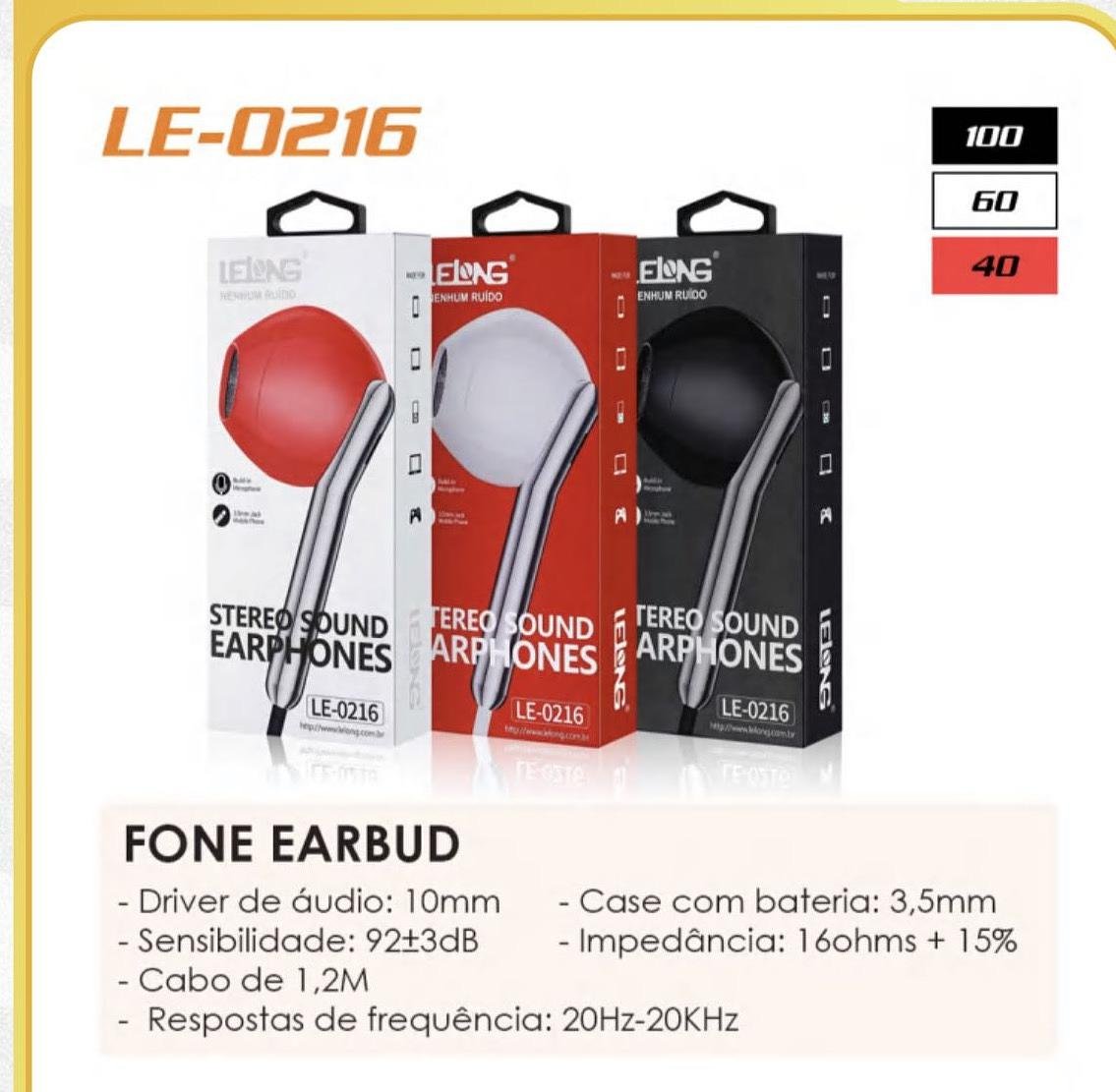 FONE COM FIO LELONG COM MICROFONE - Imagem 3