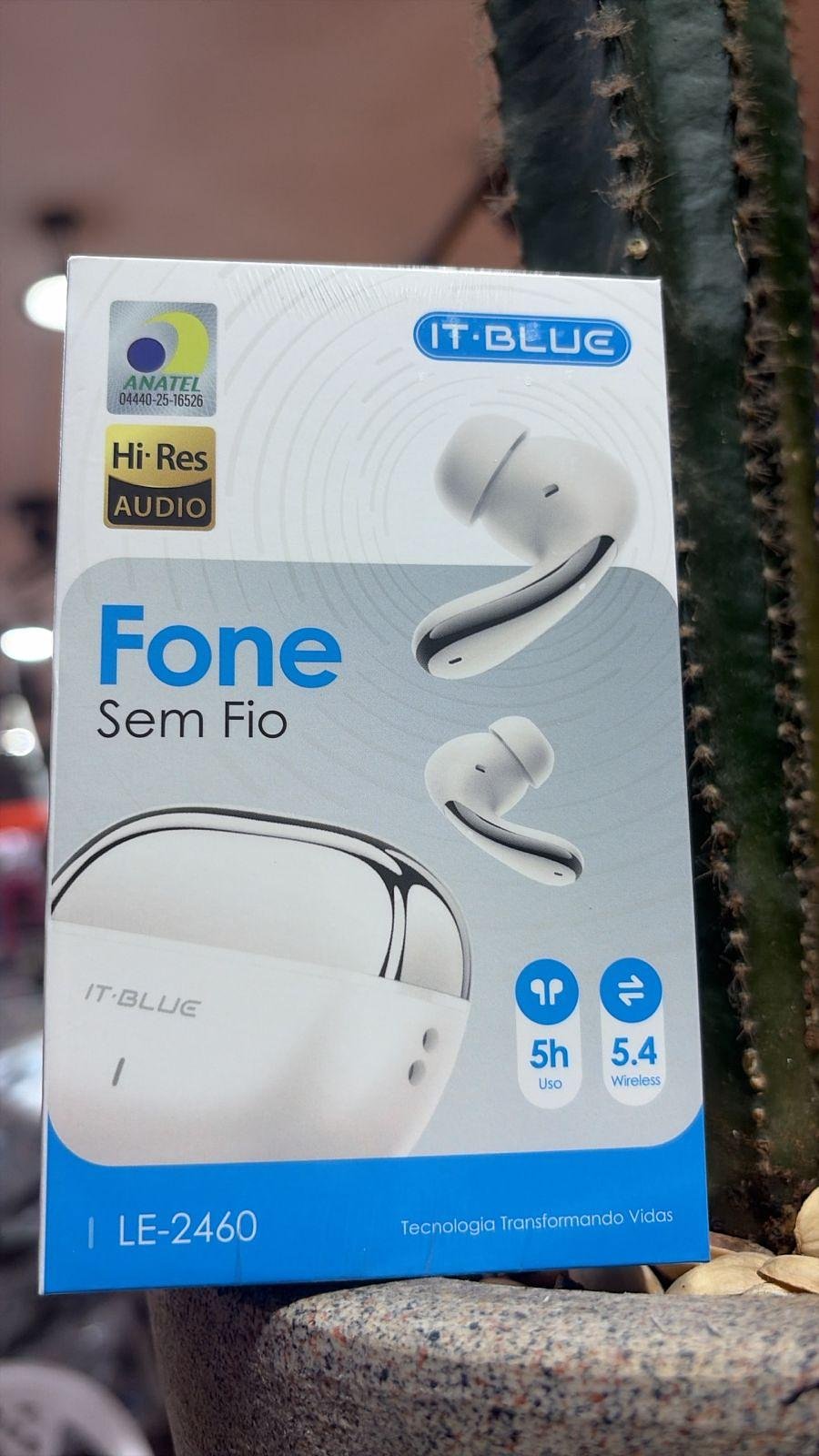 IT BLUE - FONE DE OUVIDO SEM FIO BT 5.4 COM BORRACHA 2460 - Imagem 6