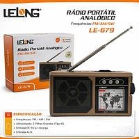 LELONG - RADIO PORTATIL ANALOGICO - LE-679 - Imagem 3