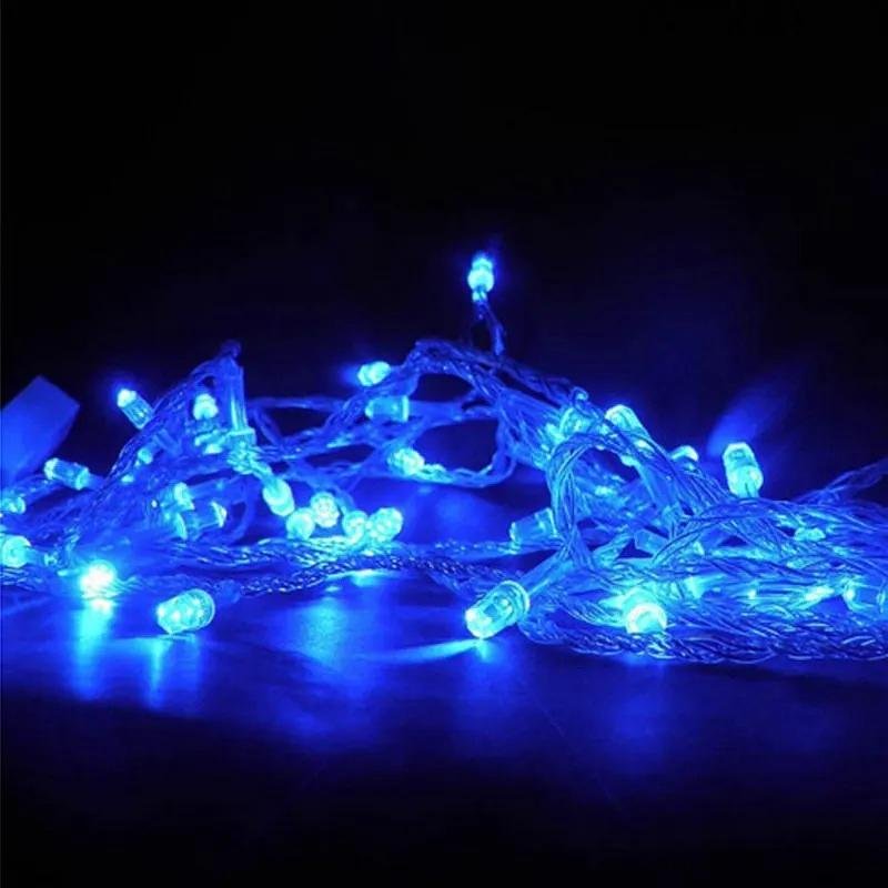 AZUL - PISCA DE NATAL COM FIO TRANSPARENTE 110V - Imagem 3