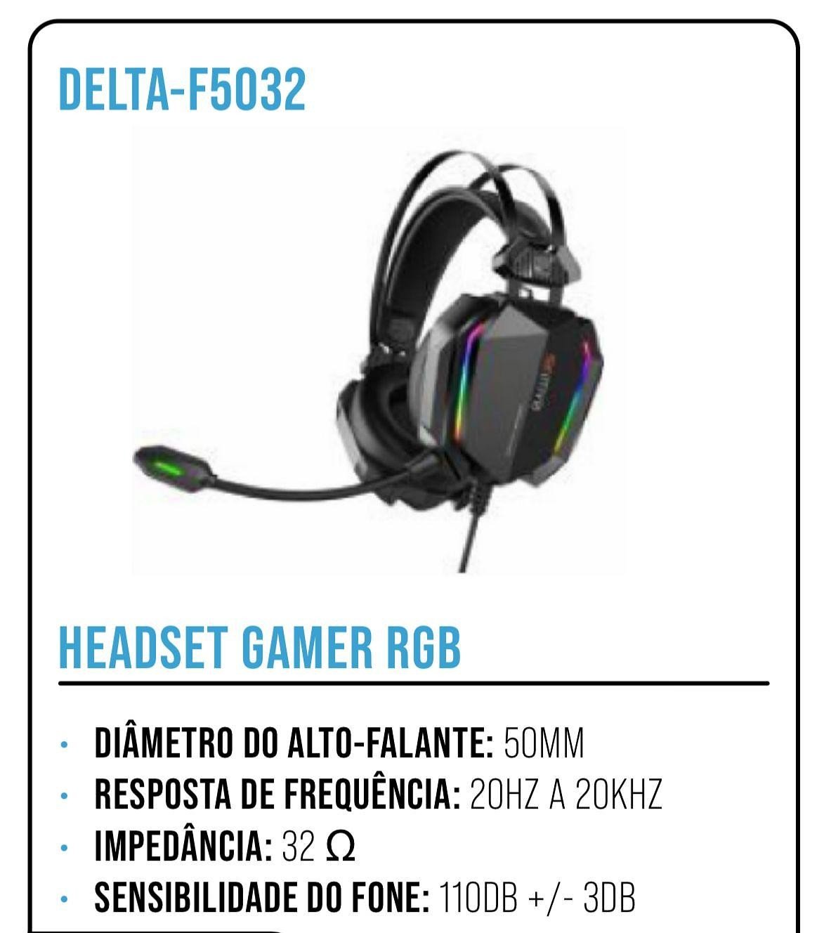 FONE/HEADSET GAMER PRO RGB COM ADAPTADOR P2 - Imagem 9