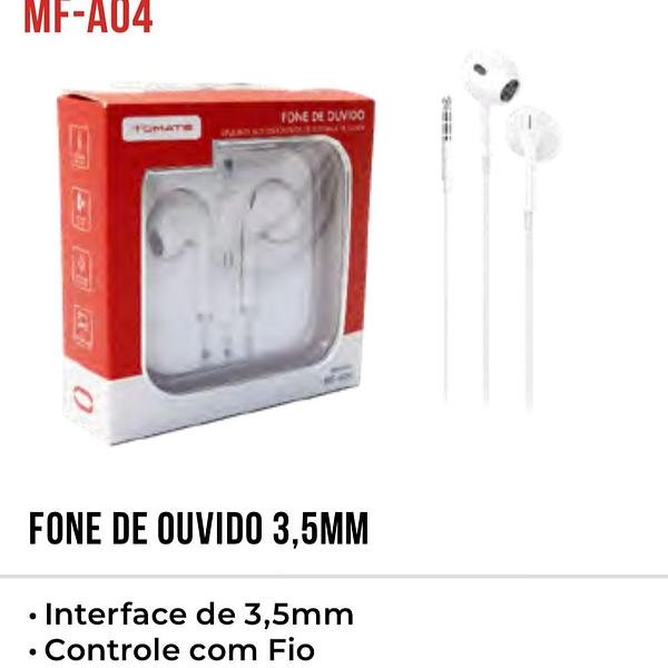 TOMATE - FONE DE OUVIDO CON MICROFONE | SEM BORRACHA 3.5mm - Imagem 2