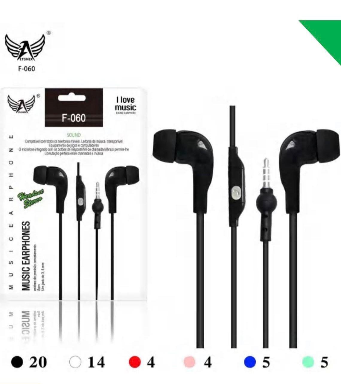 FONE COM MICROFONE F060 - - Imagem 3