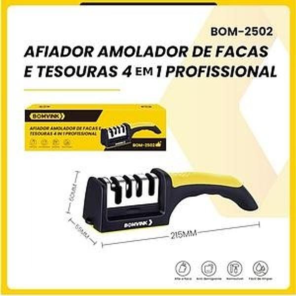 BOMVINK - AMOLADOR / AFIADOR DE FACAS E TESOURAS - BOM-1548 = BOM-2502 - Imagem 2