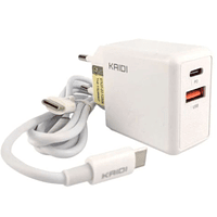 KAIDI - CARREGADOR TURBO CABO TC COM ENTRADA TC E USB - KD-670CC - Imagem 4