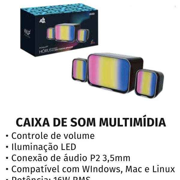 HORUS - CAIXA DE SOM MULTIMIDIA 16W - KP-RO813 - Imagem 2