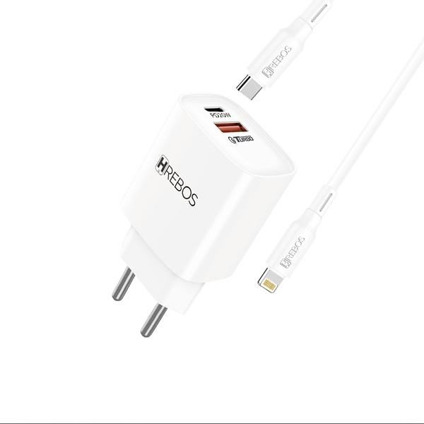 CARREGADOR NEO CHARGE + CABO LIGTHNING/TC 20W - Imagem 2