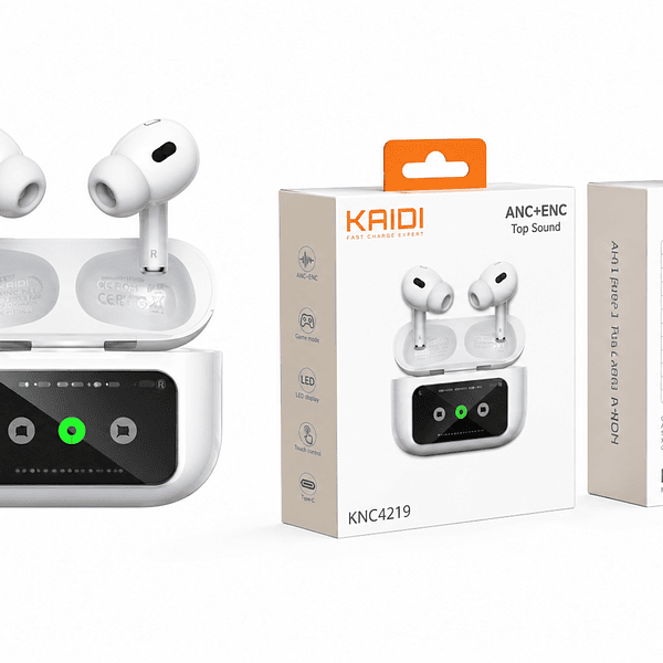 KAIDI - FONE BLUETOOTH TWS COM TELA TOUCH - KD-7219 - Imagem 2