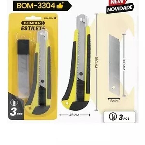 BOMVINK / IT BLUE - ESTILETE + REFIL LAMINAS - BOM-3304 | LE-1986 - Imagem 2