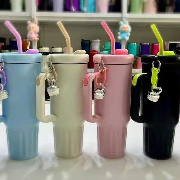 COPAO VIRGINIA QUENCHER TERMICO COM CANUDO INOX E TAMPA 1200ML *SEM GARANTIA* - Imagem 2