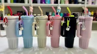 COPAO VIRGINIA QUENCHER TERMICO COM CANUDO INOX E TAMPA 1200ML *SEM GARANTIA*