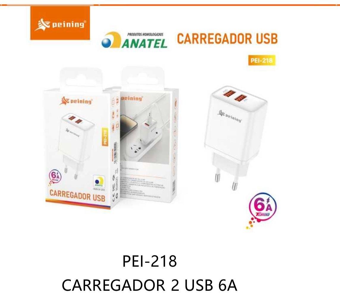 PEINING - FONTE CARREGADOR 2 USB - PEI-218 - Imagem 3