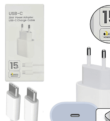 CARREGADOR COMPLETO IP 15 PRO MAX - Imagem 3