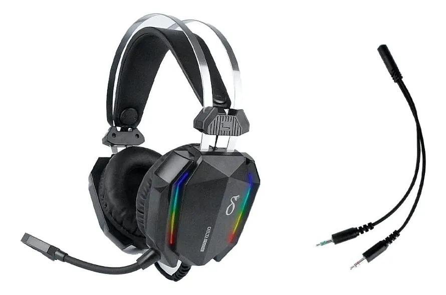 FONE/HEADSET GAMER PRO RGB COM ADAPTADOR P2 - Imagem 10