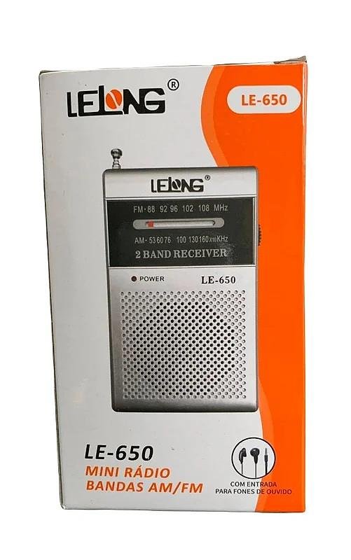 LELONG - MINI RADIO DE BOLSO FM / AM - LE-650 - Imagem 3