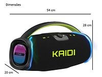 KAIDI - CAIXA DE SOM BLUETOOTH 300W IPX6 - Imagem 5