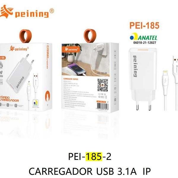 PEINING - CARREGADOR USB IOS 3.1 - PEI-185-2 - Imagem 2