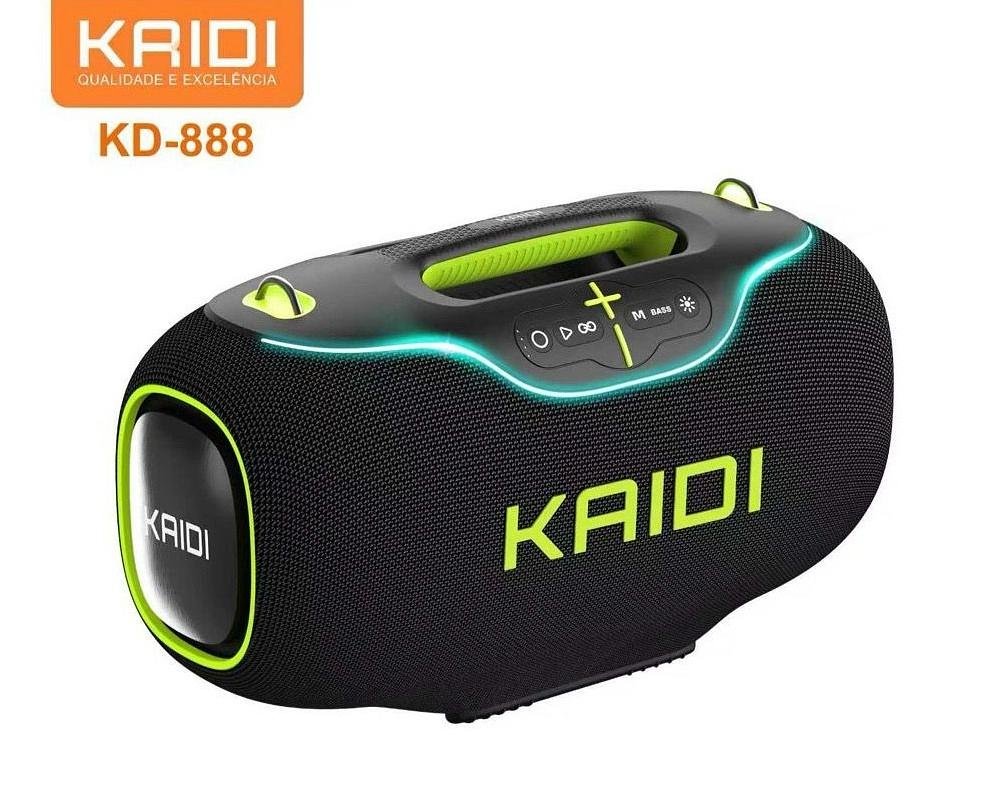KAIDI - CAIXA DE SOM BLUETOOTH IPX6 350W - Imagem 5