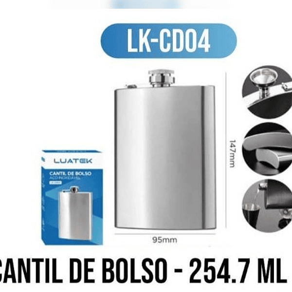 LUATEK - CANTIL DE BOLSO 254.7ML - Imagem 2