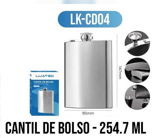 LUATEK - CANTIL DE BOLSO 254.7ML - Imagem 3