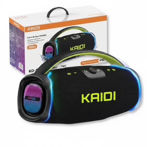 KAIDI - CAIXA DE SOM BLUETOOTH 300W IPX6 - Imagem 2